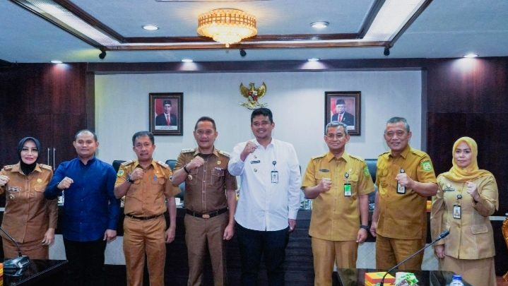 Terima Pj Bupati Morowali, Bobby Nasution Paparkan Konsep Kolaborasi Bangun Medan