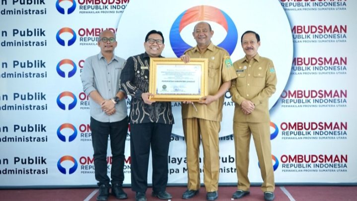 Peringkat 5 Tingkat Sumut dari Ombudsman, Langkat Zona Hijau, Kategori A & Opini Tertinggi