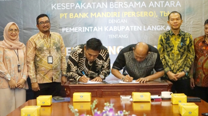 Pemkab Langkat & Bank Mandiri Teken MoU, Syah Afandin: Semoga Meningkatkan UMKM