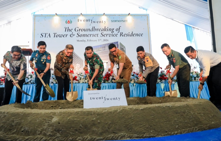 Groundbreaking Pembangunan Gedung STA Tower, Bobby Nasution: Roda Perekonomian Kota Medan Semakin Baik