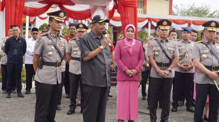 Pembukaan Pendidikan Bintara Polri Gel 1 TA 2024, Syah Afandin Siap Bantu Menambah Fasilitas SPN Hinai