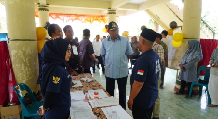 Tinjau TPS Kecamatan Stabat, Syah Afandin: Ayo Sukseskan Pesta Demokrasi