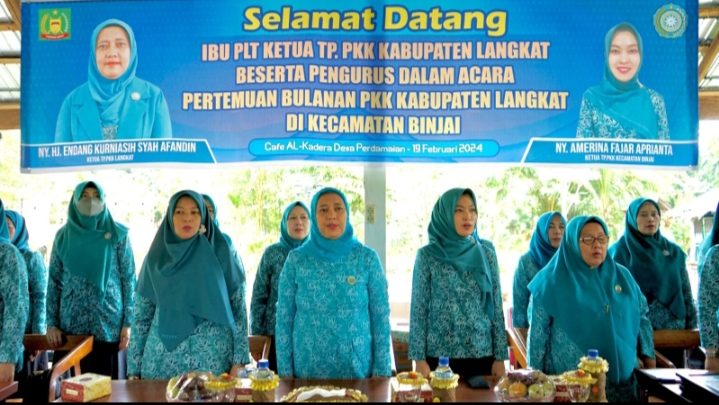 Suasana Haru Selimuti Pertemuan Bulanan TP PKK Kabupaten Langkat