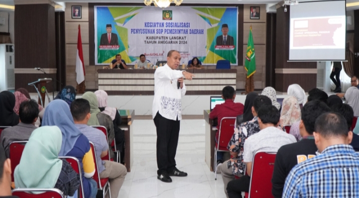Hadiri Sosialisasi Penyusunan SOP Pemerintah Daerah, Faisal Hasrimy: Tingkatkan Pelayanan Masyarakat