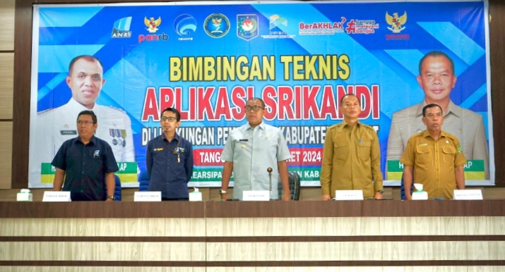 Pj Bupati Langkat Buka Bimbingan Teknis Aplikasi Srikandi