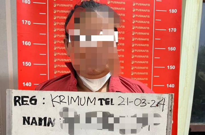 Polda Sumut Tahan NW Tersangka Penipuan Masuk Polisi