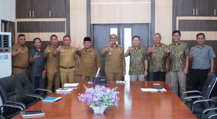 PT LNK Perkuat Sinergitas dengan Pemkab Langkat