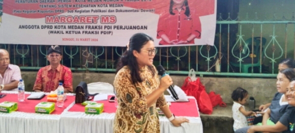 Gelar Sosialisasi Perda, Margaret MS Terima Ucapan Selamat Kembali Terpilih Sebagai Dewan 2024-2029