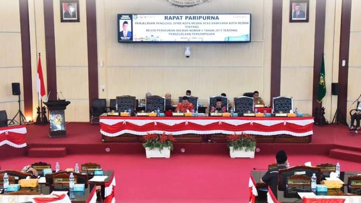DPRD Medan Gelar Paripurna Penjelasan Pengusul Ranperda