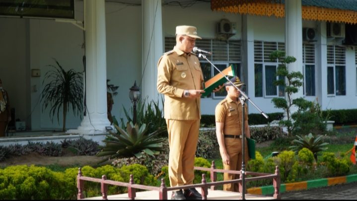 Apel Gabungan ASN, Pj Bupati Langkat Sampaikan 2 Pesan Penting
