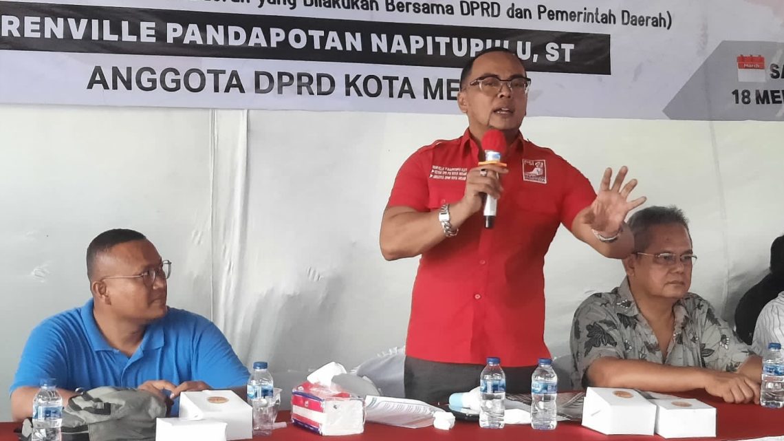 Kasus DBD Tinggi, Renville Napitupulu Sorot Parit Tersumbat Jadi Sarang Nyamuk