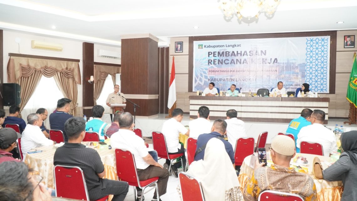 Forum TSJP Gelar Raker, Pj Bupati Langkat Ingin Dana CSR Manfaatnya ke Seluruh Masyarakat Langkat