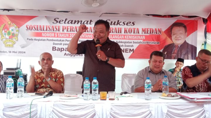 Sosialisasikan Perda No 5/2015, Daniel Pinem: Banyak Warga Medan Belum Dapat Bantuan