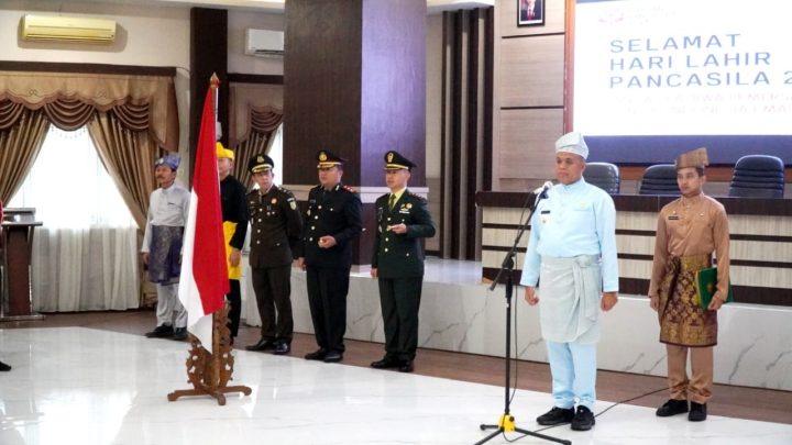 Pj.Bupati Langkat Bertindak Sebagai Pembina Upacara Peringatan Hari Lahir Pancasila Tahun 2024