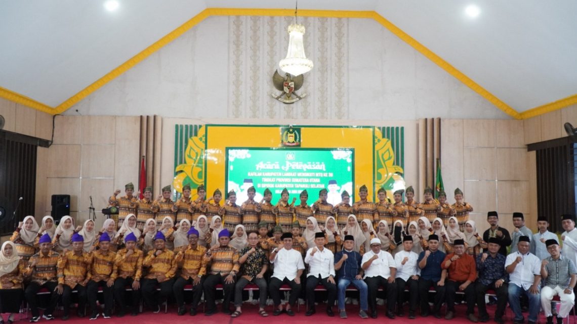 Lepas 56 Kafilah MTQ Langkat Tingkat Provsu, Pj. Bupati Langkat: Harumkan Nama Langkat, Jadilah Tauladan