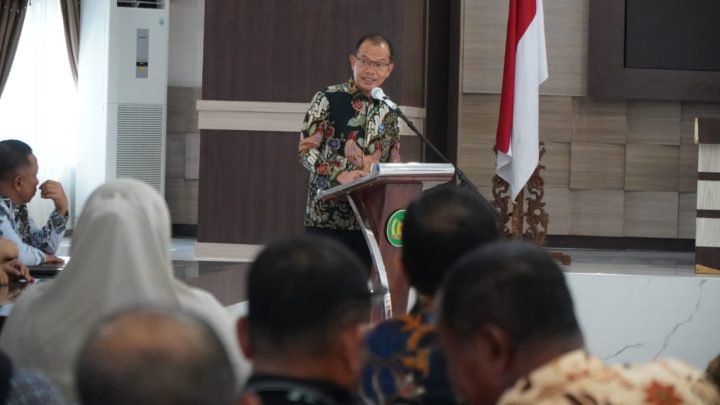 Sekda Amril Buka Rakor Implementasi Integrasi Layanan Primer Kabupaten Langkat