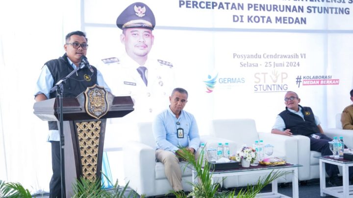 Sukses Turunkan Stunting, Kota Medan Dijadikan Daerah Percontohan Penanganan Stunting