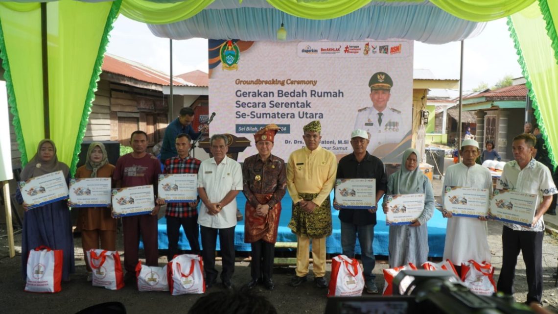Pj Bupati Langkat Apresiasi Bantuan RTLH 50 Unit dari Pemprovsu