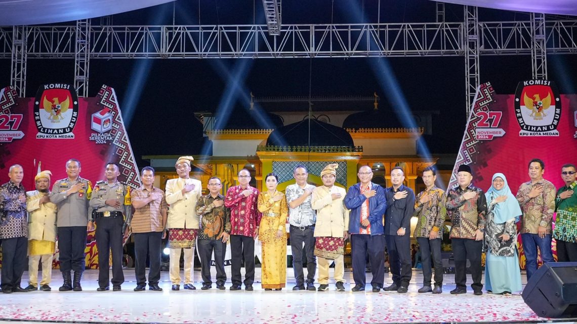 KPU Medan Luncurkan Tahapan Pilkada 2024, Pemko Medan Siap Mendukung