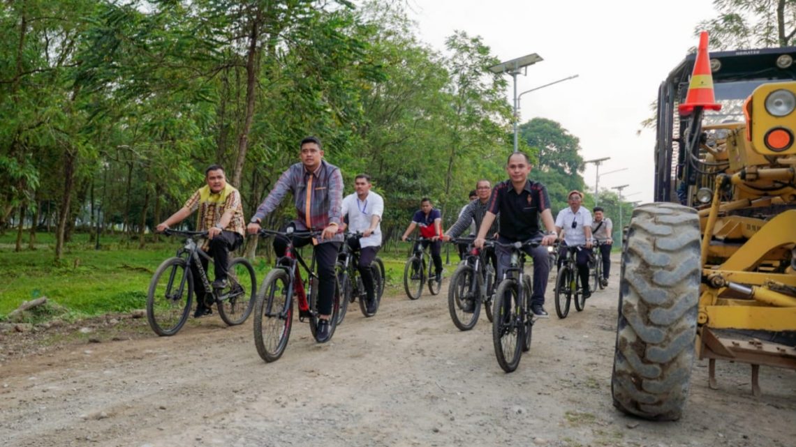 Tinjau Revitalisasi Taman Cadika, Bobby Nasution: Ini Non APBD