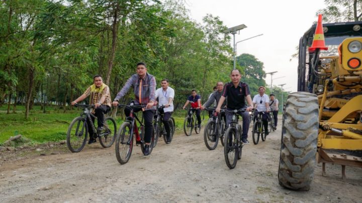 Tinjau Revitalisasi Taman Cadika, Bobby Nasution: Ini Non APBD