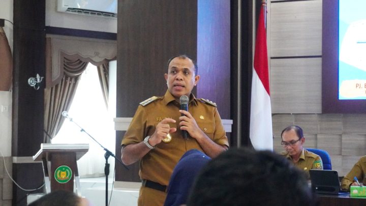 Pj Bupati Langkat Dorong Sinergitas antar OPD dalam Evaluasi Penurunan Stunting 2024