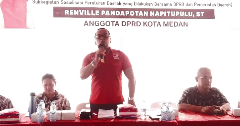 Sosialisasikan Perda Kesehatan, Renville Napitupulu Kecam Ketidakhadiran Camat, Lurah dan BPJS Kesehatan