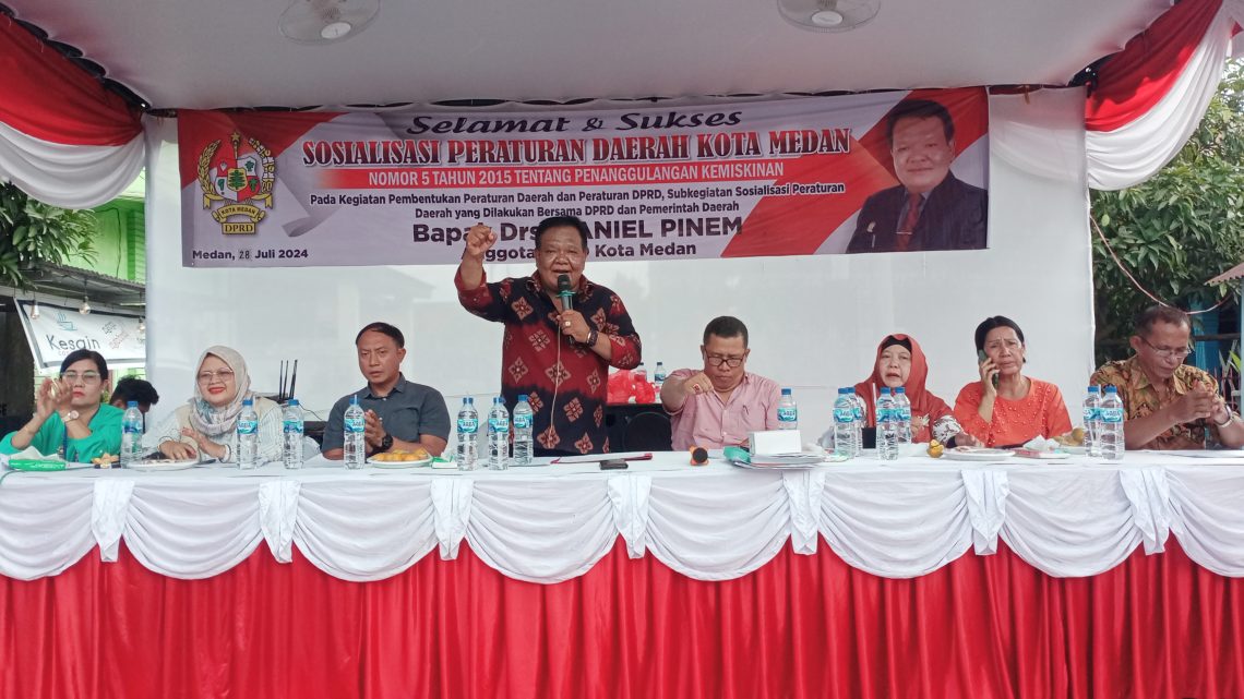 Daniel Pinem: Perda Penanggulangan Kemiskinan Sangat Berguna bagi Warga Tak Mampu