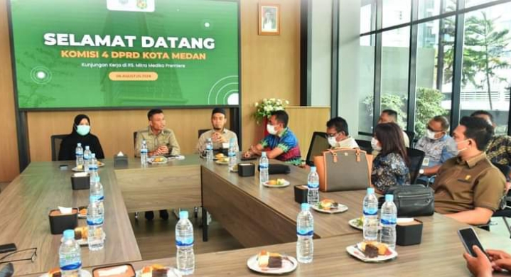 Awasi Izin Bangunan, Komisi IV DPRD Medan Kunjungi RS Mitra Medika