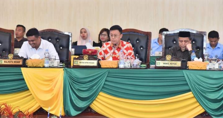 Dihadiri Wali Kota, DPRD Medan Gelar Paripurna KUA-PPAS RAPBD 2025