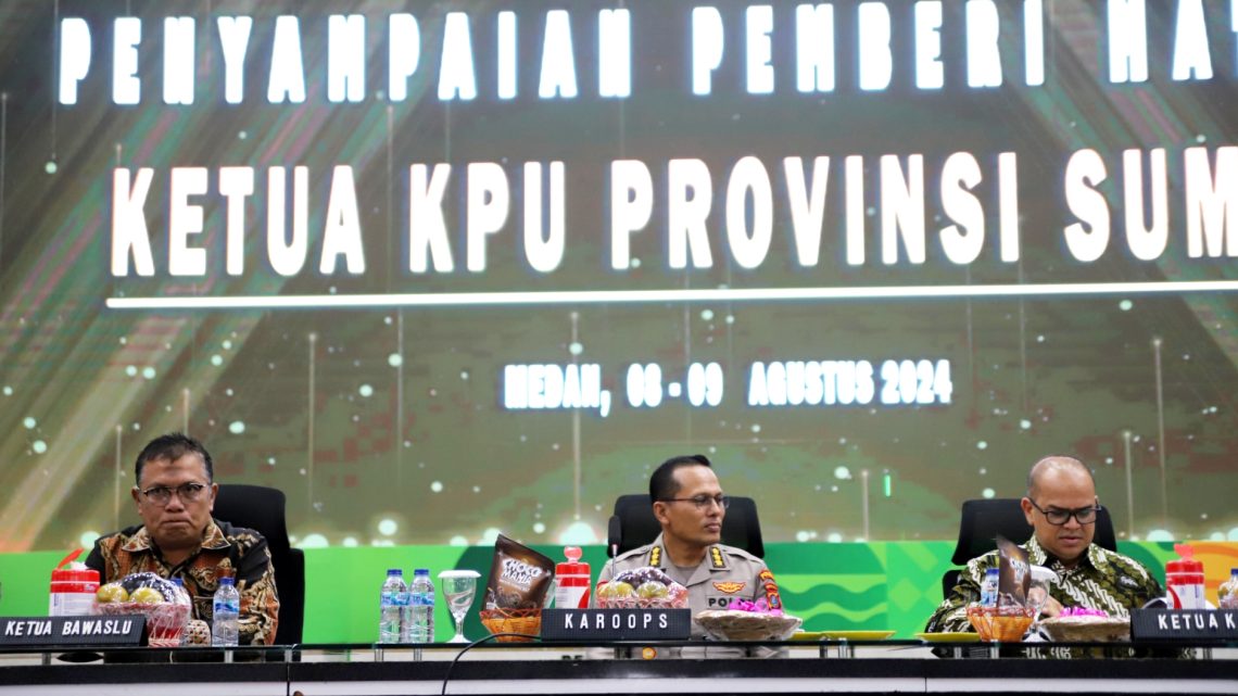 Ketua KPU Sumut Hadiri Persiapan Pengamanan Pilkada Serentak 2024