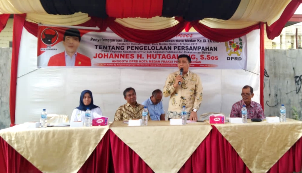 Johannes Hutagalung Harapkan Warga Ikut Menjaga Kebersihan Lingkungan