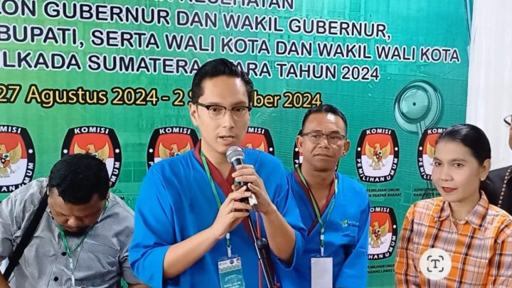 Tiga Paslon di Pilkada Medan Ikuti Tes Kesehatan, Rico Waas: Kondisi Kami Fit dan Baik