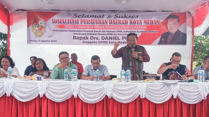 Daniel Pinem Harapkan Pemko Medan Serius Atasi Persoalan Kemiskinan