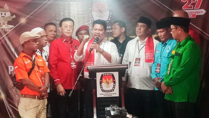 Usung ‘MEDAN BERANI’, Paslon Prof Ridha-Abdul Rani Daftar ke KPU Medan