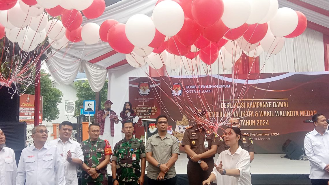 KPU Medan Ajak 3 Paslon Wali Kota dan Wakil Wali Kota Ciptakan Pilkada Damai