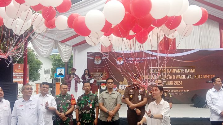 KPU Medan Ajak 3 Paslon Wali Kota dan Wakil Wali Kota Ciptakan Pilkada Damai