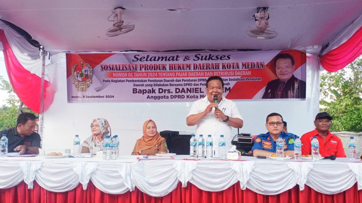 Daniel Pinem Berharap Warga Memahami Perda Pajak Daerah dan Retribusi Daerah