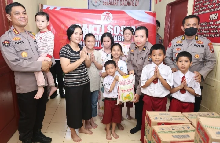 Bakti Sosial Polda Sumut Rayakan HUT Humas Polri ke-73, Perkuat Hubungan Dengan Masyarakat