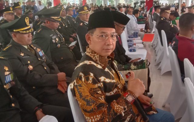 Ketua DPRD Medan Sementara Hadiri Upacara HUT TNI ke -79