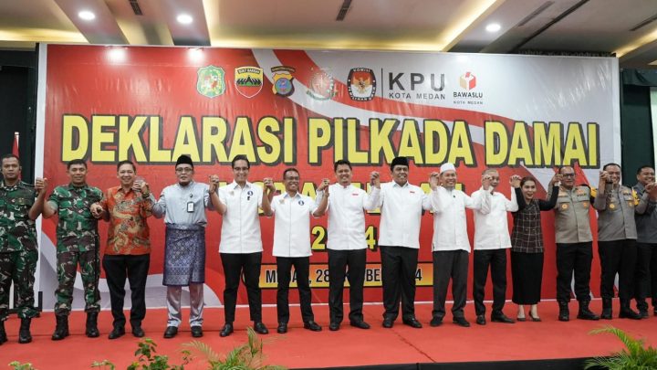 Aulia Rachman Hadiri Deklarasi Pilkada Damai