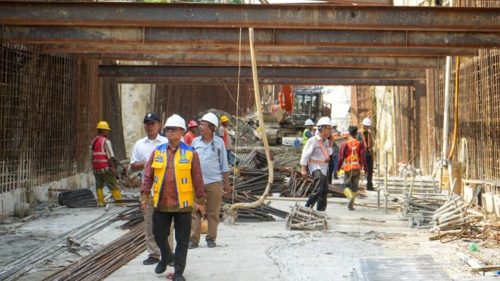 Target Siap Desember, Pembangunan Underpass H.M. Yamin Sudah 81,7 Persen