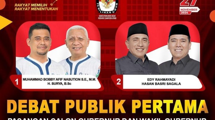 KPU Sumut Rampungkan Debat Publik Pertama, Rabu Pagi Gladi Resik