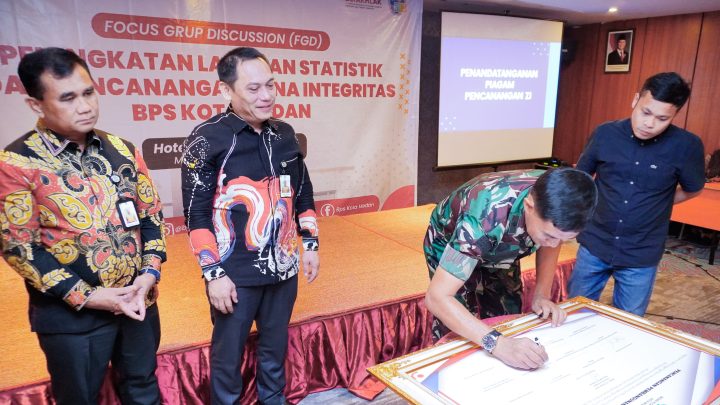 Pemko Medan Dukung Terwujudnya Peningkatan Layanan Statistik dan Pencanangan ZI BPS Kota Medan