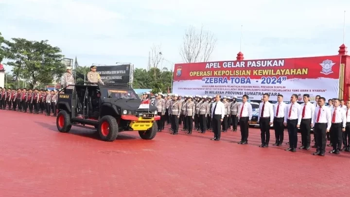 Polda Sumut Gelar Operasi Zebra Toba 2024