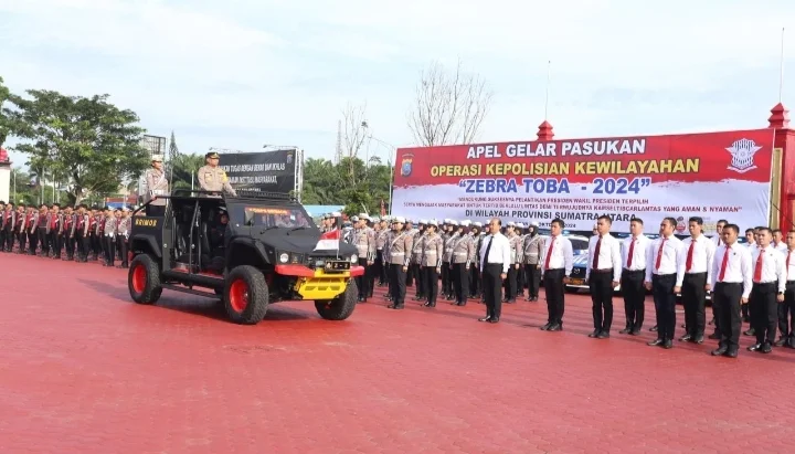 Polda Sumut Gelar Operasi Zebra Toba 2024