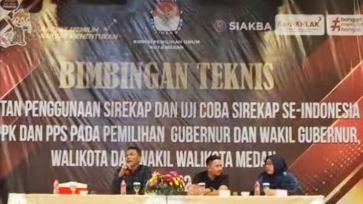 KPU Medan Gelar Bimtek Lanjutan Penggunaan Sirekap