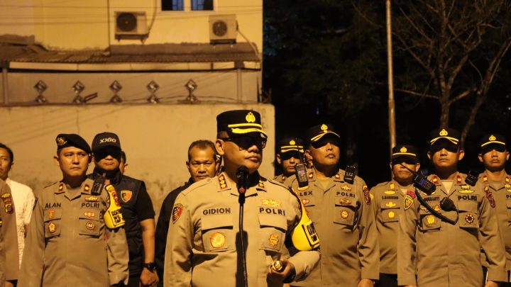 Kapolrestabes Medan Kembali Pimpin Apel Patroli Skala Besar Antisipasi 3C dan Tawuran