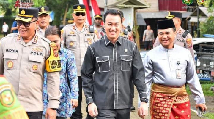 Legislator Medan Rizki Lubis Hadiri Apel Potensi Kamtibmas