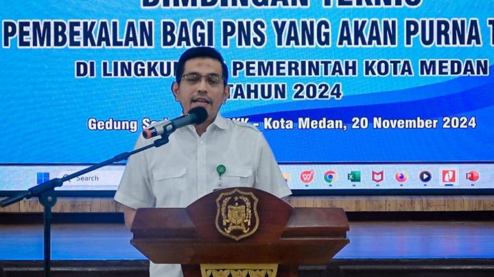 350 PNS Pemko Medan yang Akan Purna Tugas Ikuti Bimtek Pembekalan
